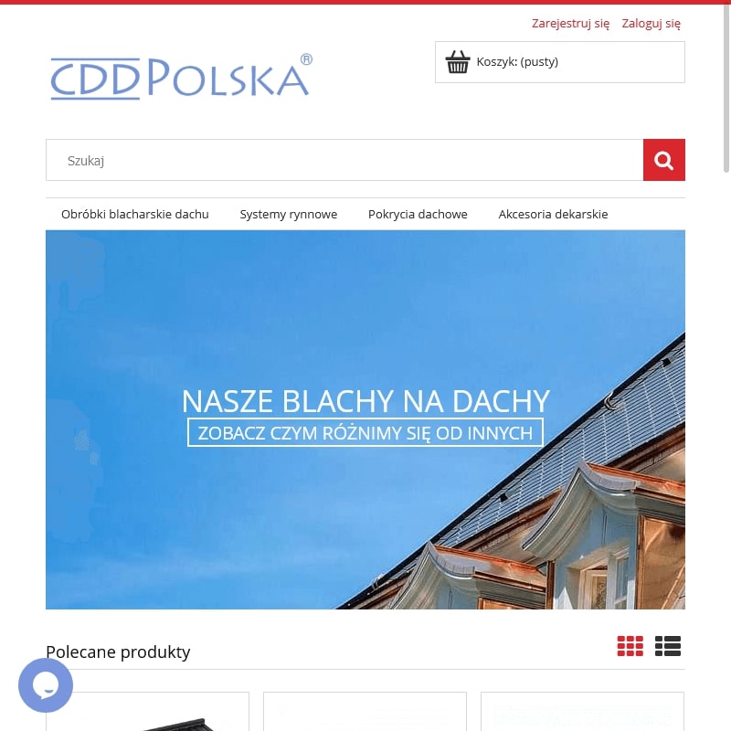 Wiatrownica górna czy narożnik rynny